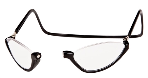 Halvbrille som læsebrille - Clic