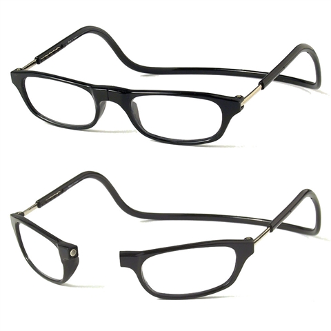 Sorte klassiske læsebriller af mærket CLIC