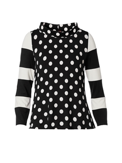 Dot Dot Alberta Black - du Milde bluse