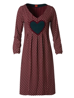 DUALMINAS BOURGOGNE HEART - du Milde kjole