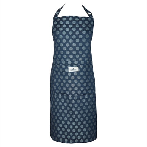 Apron Savannah blue jacquard