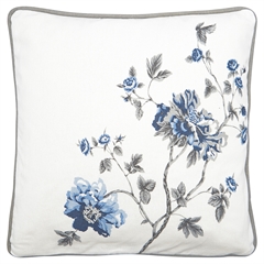 Cushion Charlotte white pieceprinted 40x40cm ~ 1 stk tilbage