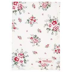 Tea towel Elouise white