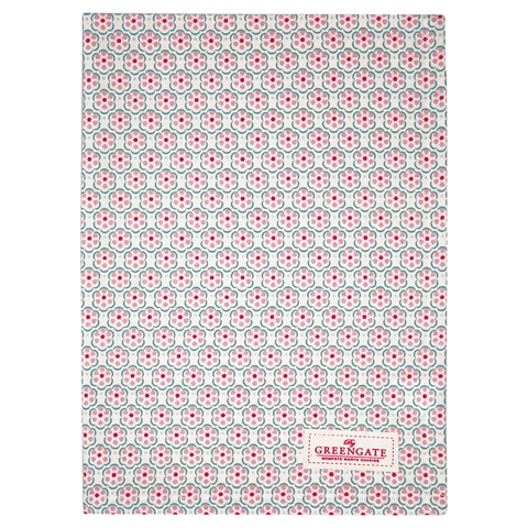 Tea towel Leah pale pink