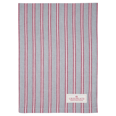 Tea towel Riley pale grey