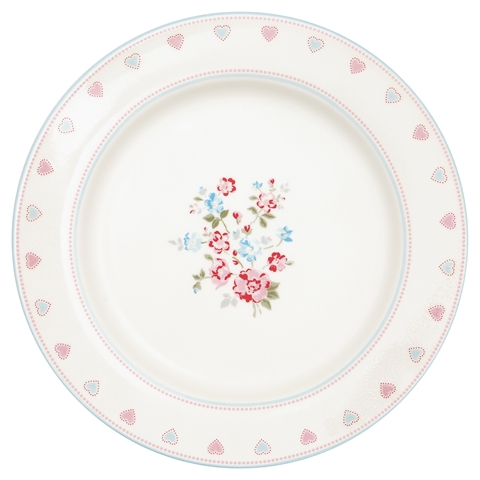 Dinner plate Sonia white