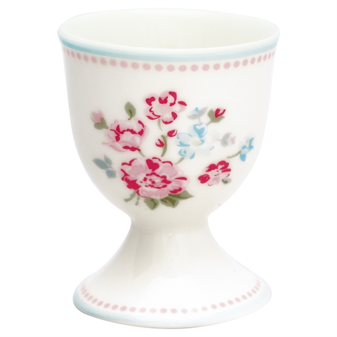 Egg cup Sonia white