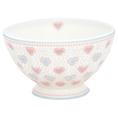 French bowl medium Penny white