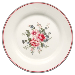 Plate Elouise white