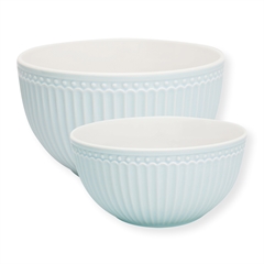Serving bowl Alice pale blue set of 2
