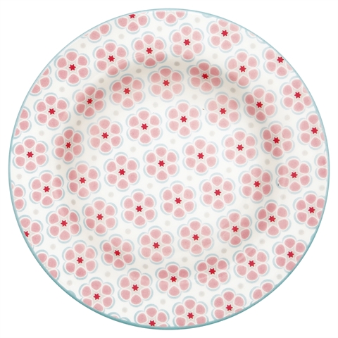 Small plate Leah pale pink