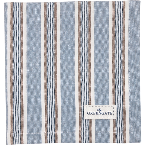 Napkin Ivah stripe blue