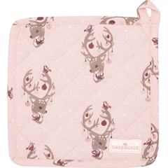 Pot holder Dina pale pink set of 2pcs