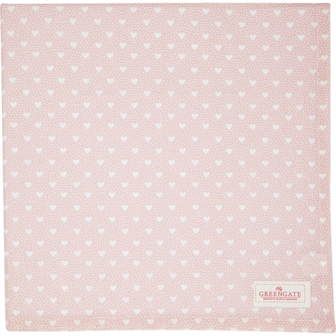 Tablecloth Penny pale pink 150x150cm