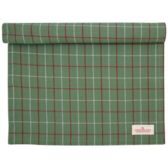 Table runner Lyla check green