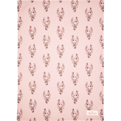 Tea towel Dina pale pink