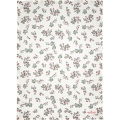 Tea towel Scarlett white