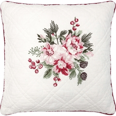 Cushion Charline white 40x40cm w/embroidery