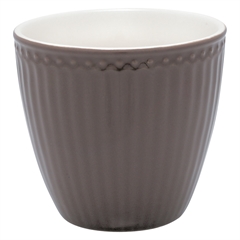 Latte cup Alice dark chocolate ~ få tilbage