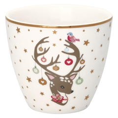 Latte cup Dina white