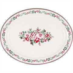Oval serving plate Charline white ~ B: 25½ cm L: 33 cm