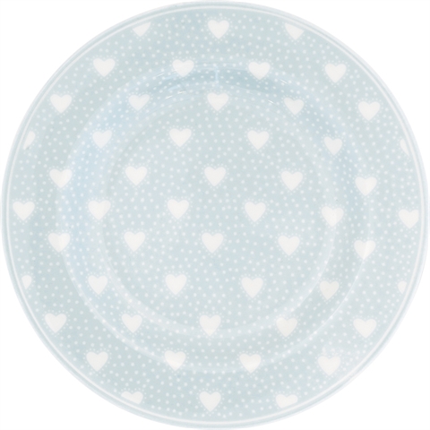 Small plate Penny pale blue