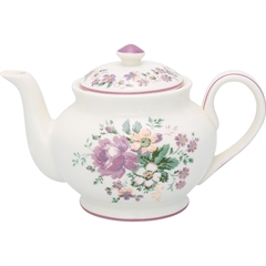 Teapot round Marie dusty rose