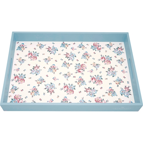 Tray Ellie white large - H: 5 cm B: 31 cm L: 45 cm