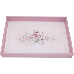 Tray Marie dusty rose large - H: 5 cm B: 31 cm L: 45 cm