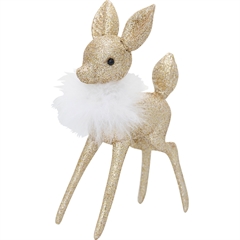 Bambi gold standing small - H: 18 cm