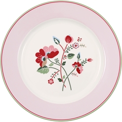 Dinner plate Mozy pale pink