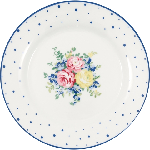 Plate Laura white