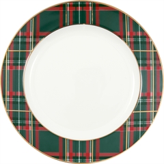 Plate Dagmar check green