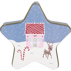 Star cookie cutter box Laura homes dusty blue