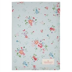 Tea towel Belle pale blue