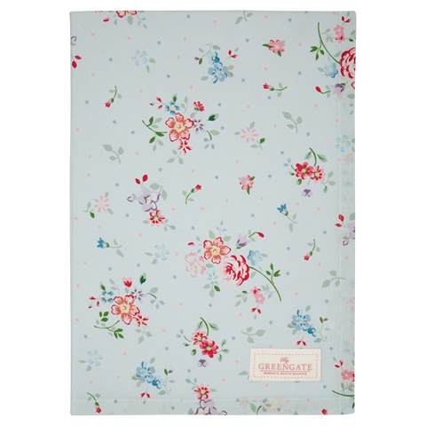 Tea towel Belle pale blue