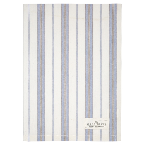 Tea towel Elinor pale grey