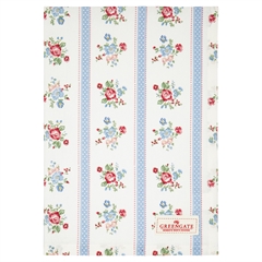 Tea towel Evie white