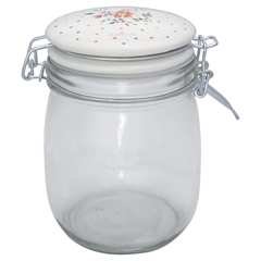 Storage jar Belle white 0,75L