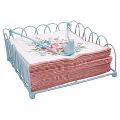 Napkin holder Bird pale blue