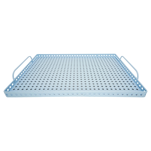 Tray pale blue rectangular large - 1 stk tilbage!