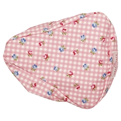 Bike seat cover Viola check pale pink