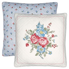 Cushion Henrietta white w/embroidery 40x40cm