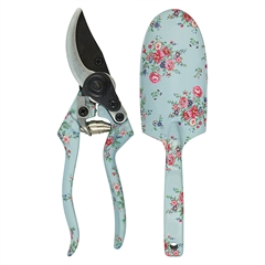 Garden tool Ailis pale blue set of 2