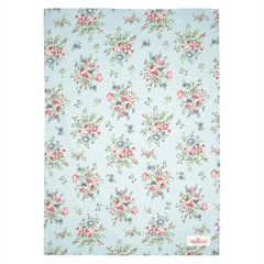 Tea towel Ailis pale blue