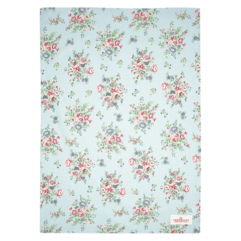 Tea towel Ailis pale blue