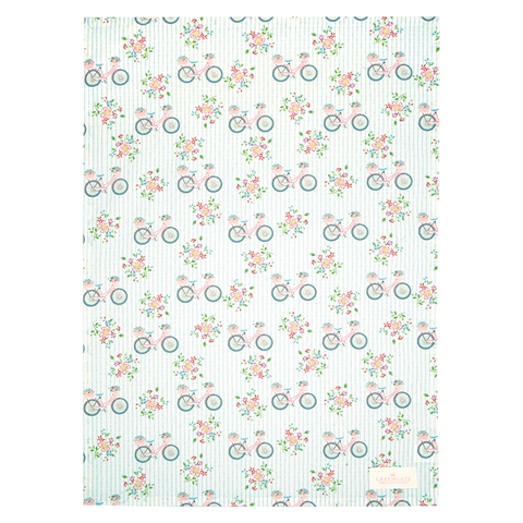 Tea towel Alvilda white