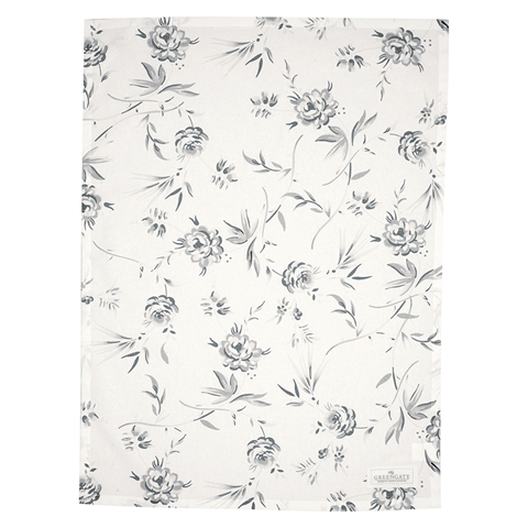 Tea towel Aslaug white