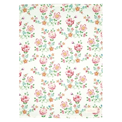 Tea towel Columbine white