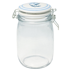 Storage jar Laerke white 1L